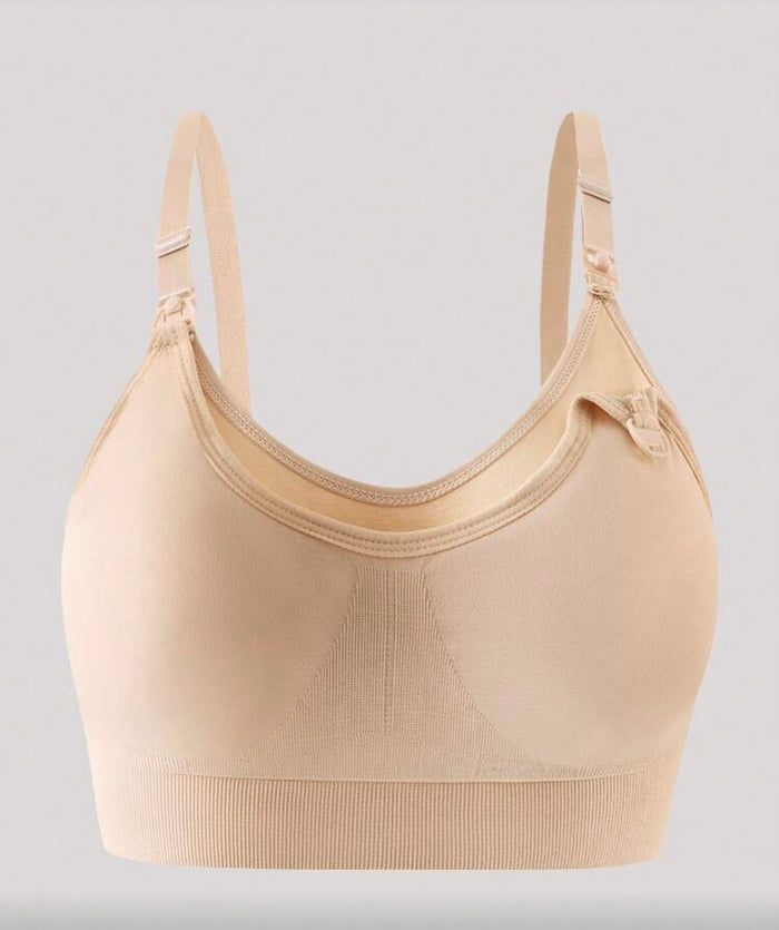 Soutien d’Allaitement en Coton — Brassière Maternité Sans Couture
