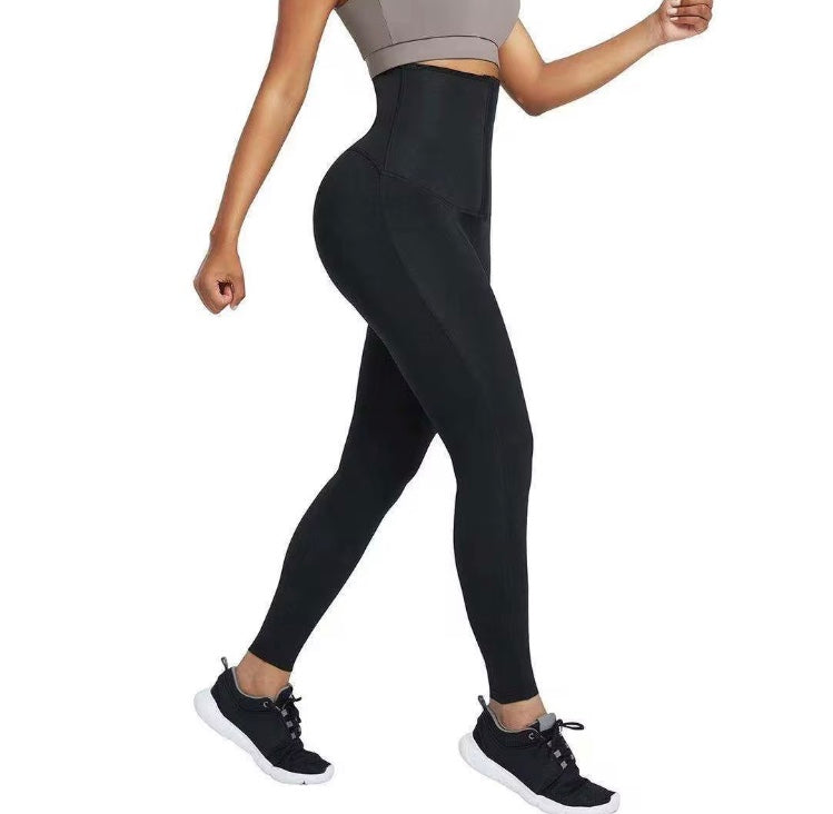 Leggings Stephanie — Legging Compression Corset Ventre Plat Fermeture Éclair