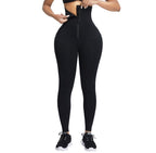 Leggings Stephanie — Legging Compression Corset Ventre Plat Fermeture Éclair
