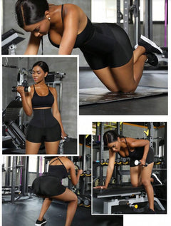 Short Sauna — Short Sudation Femme Taille Haute Gainant Brûle-Graisse