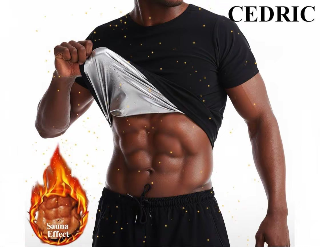 Tee-Shirt Sauna — Combinaison Thermique Sudation Homme Short Inclus