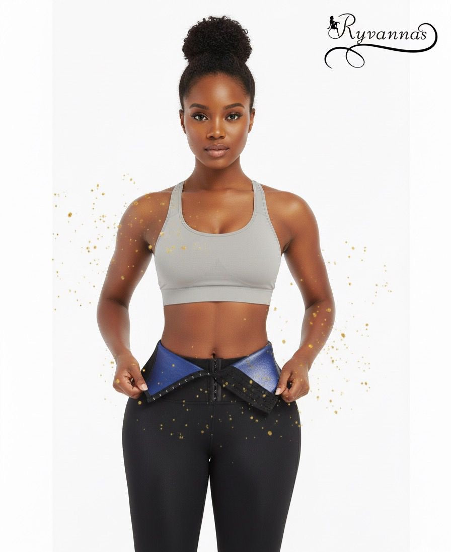 Pantalon Sauna — Pantalon Sudation Femme Taille Haute Brûle-Graisse