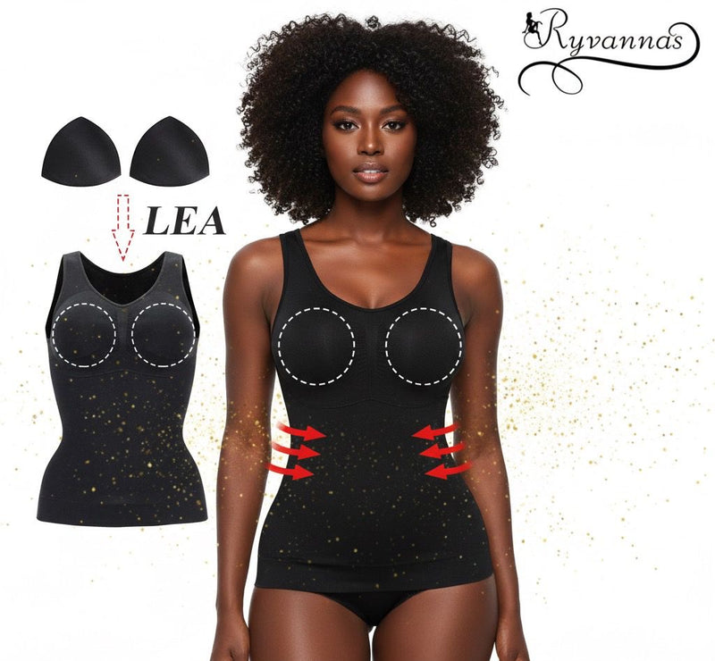 Body Gaine Léa — Débardeur Gainant Sans Couture Spandex