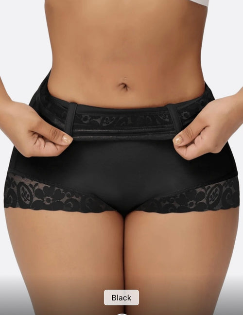 Culotte Dina — Culotte Gainante Dentelle Taille Haute Rehausseur Fesses