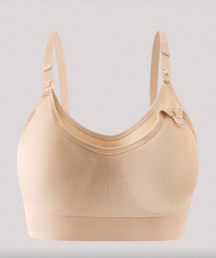 Soutien d’Allaitement en Coton — Brassière Maternité Sans Couture