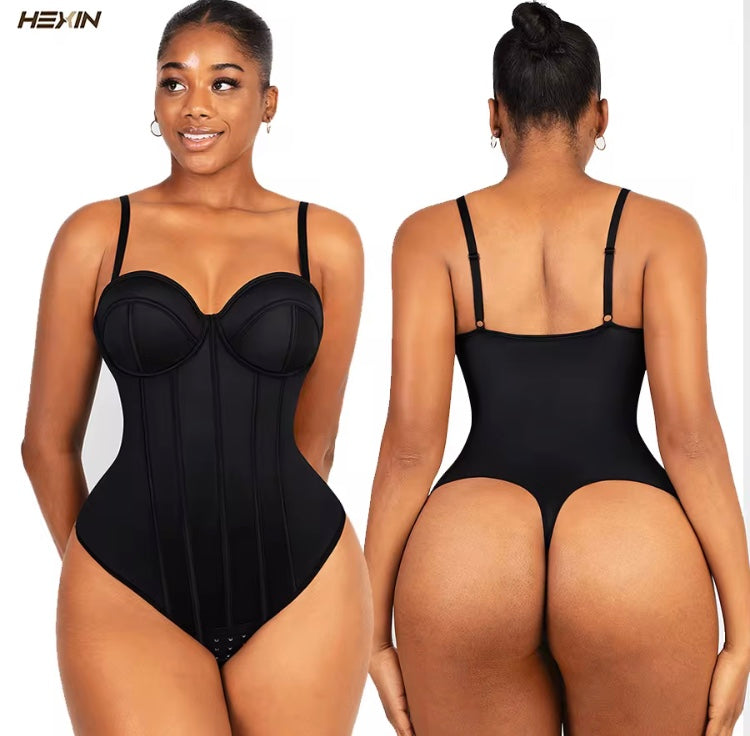 Corset Noor — Body Sculptant Corset Ventre Plat String Gainant Soutien-Gorge