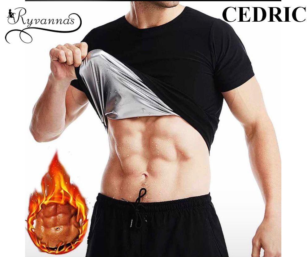 Tee-Shirt Sauna — Combinaison Thermique Sudation Homme Short Inclus