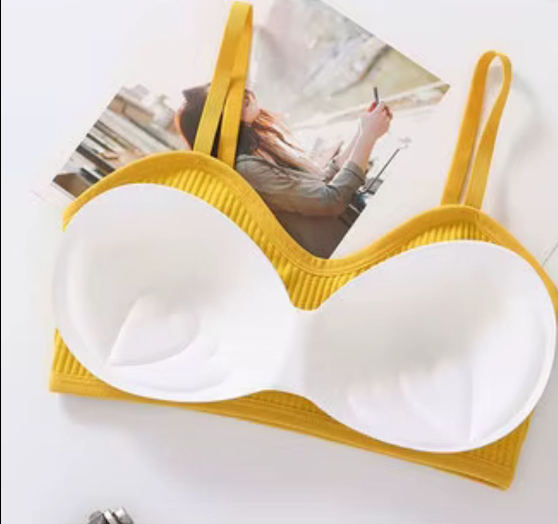 Soutien Avec Languette — Brassière Sans Couture Coton Dos Fronde