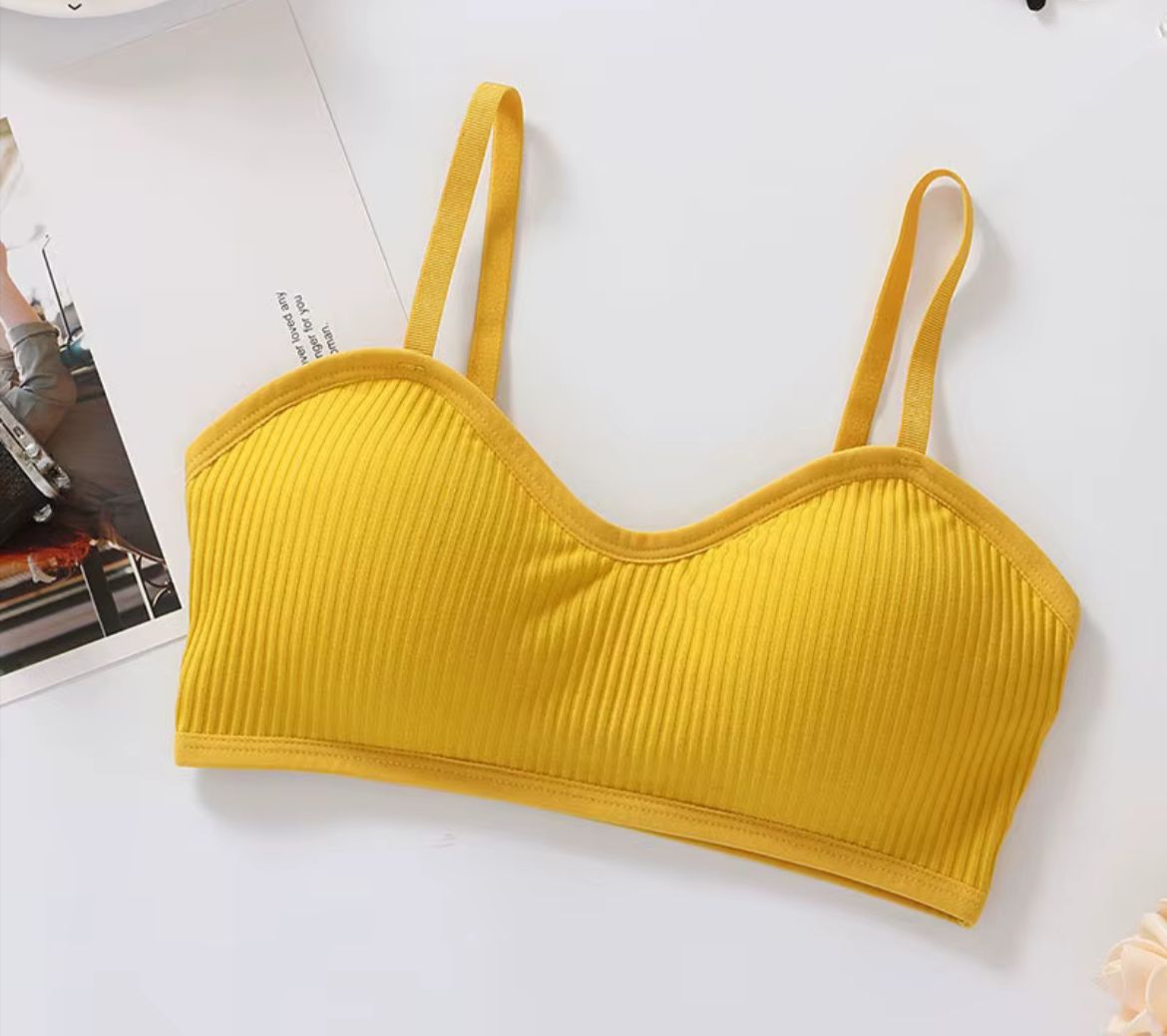 Soutien Avec Languette — Brassière Sans Couture Coton Dos Fronde