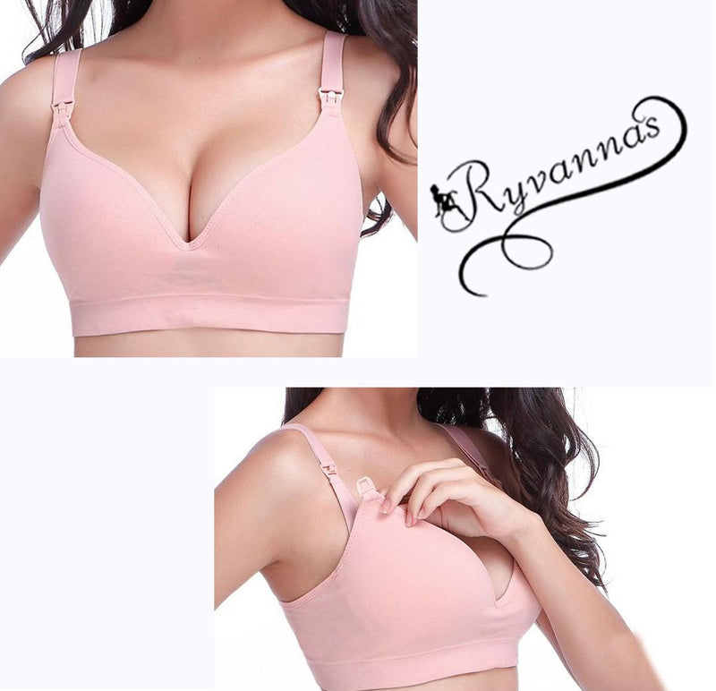 Soutien d’Allaitement en Coton — Brassière Maternité Sans Couture