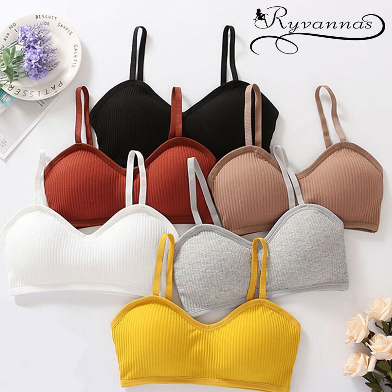 Soutien Avec Languette — Brassière Sans Couture Coton Dos Fronde